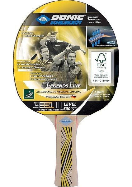 Schıldkröt Tt Raket Legends 500 Fsc