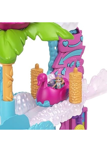 Pocket-Polly Pocket Flamingo Araba Su Eğlencesi indirimleri