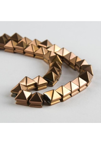 shop Makromelik Hematit Taşı 8 Mm-Gümüş Rengi