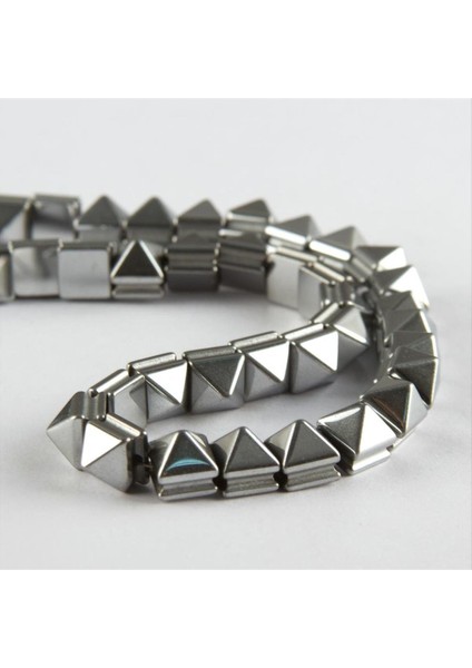 shop Makromelik Hematit Taşı 8 Mm-Gümüş Rengi fiyatları