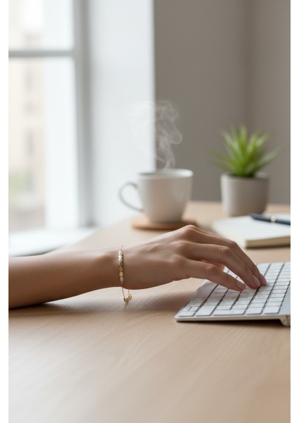 Vividcharm Kalpli Beyaz Taşlı Xuping Bileklik fiyatları