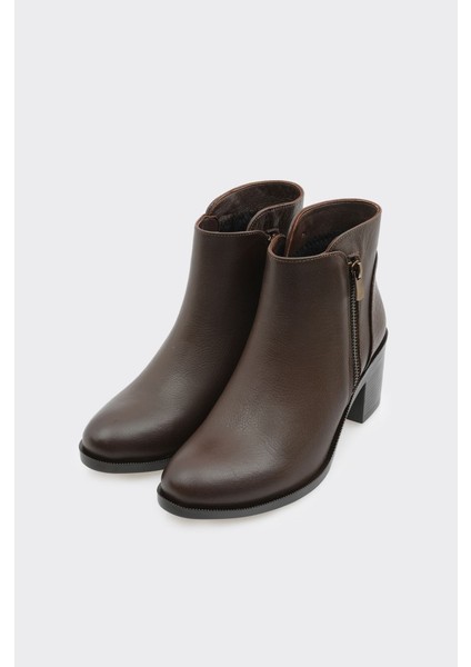 Hakiki Deri Topuklu Kadın Bot fiyatları