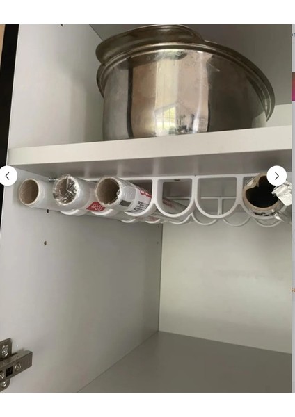 Mutfak Rulo Tutucu 4 Gözlü ( Pişirme Kağıdı - Alüminyum Folyo Vs Rulolarınızı Düzenler) 1 Adet modelleri