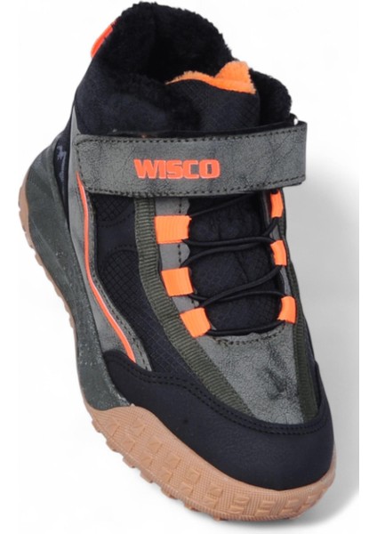 064 Haki-Orj Erkek Çocuk Kürklü Bot