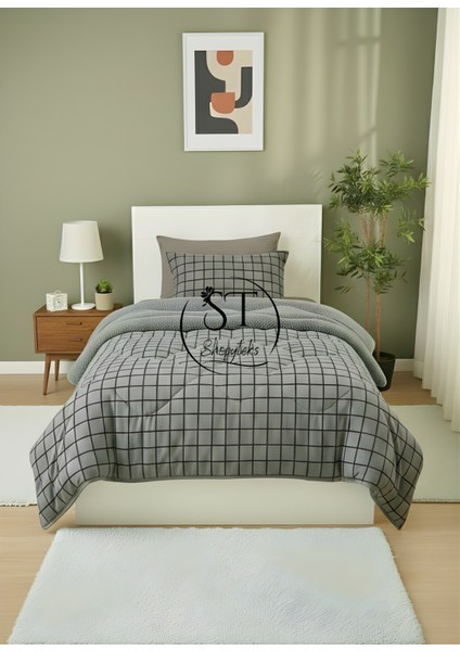 Tek Kişilik Welsoft Puffi Yorgan 155X215 | 1 Adet Yastık Kılıflı | Pamuklu & Yumuşak modelleri