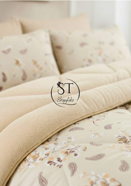 Çift Kişilik Çiçekli Welsoft Uyku Seti Çift Taraflı 195X215 (Polarlı) modelleri