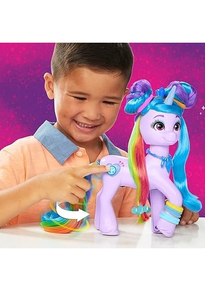 Little Pony: Hikâyeni Anlat Gökkuşağı Tarzları Izzy Moonbow Unikorn Oyuncakları modelleri