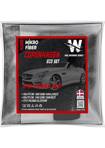 - Mikrofiber Oto Yıkama Temizleme Seti | Araç Kurulama Havlusu + Otomobil Cam Bezi + Araba Yıkama Eldiveni Paketi (3'lü Set)