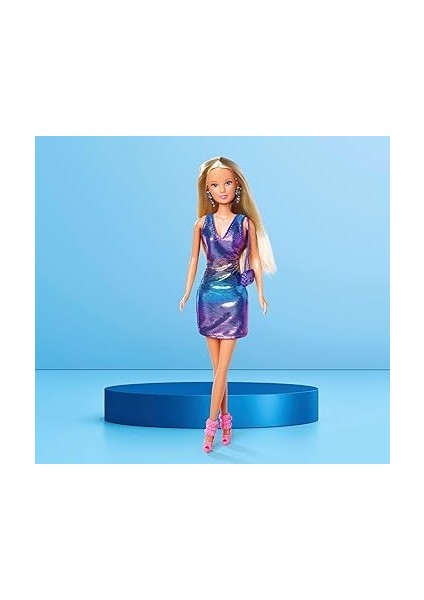 105733663, Steffi Love Super Glam, Özel Vücut Zinciri &amp; Küpe Aksesuarı, Özel Işıltılı Elbise, 29CM indirimleri