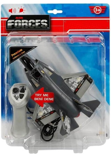 Air Forces Kablo Kumandalı Sesli ve Işıklı X-35 Jet