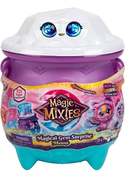 Mixies Büyülü Mücevher Sürpriz Kazan: Ay. Yeni Pırıltılı Gözlerle! Fizzing Cauldron'dan Mixie Peluşunu Ortaya Çıkarın ve 2 Büyülü Ay Taşı Sürprizini Keşfedin! Stiller Değişebilir indirimleri