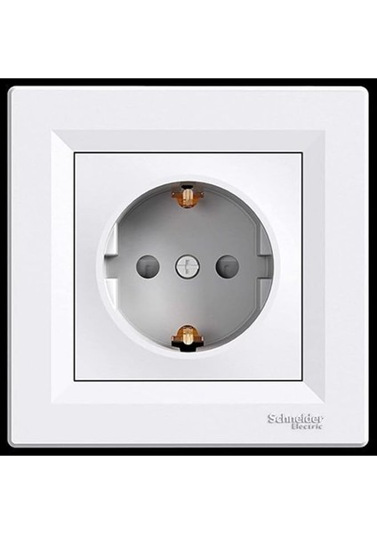 Electric EPH2900221 Basis Schuko Priz 16 A 250 V, Beyaz