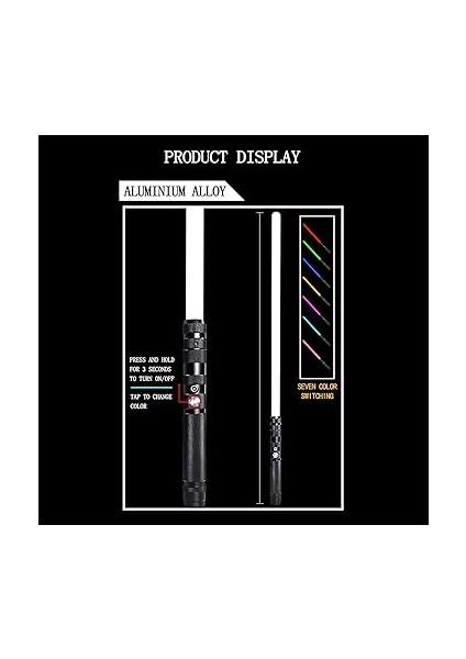 LED Light Sabre Sound Yedi Renkli Işıklı Şarj Edilebilir Işın Kılıcı Çocuklar ve Yetişkinler Için LED Işık Kılıcı fırsatları
