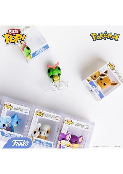 Bitty Pop! Pokemon - Squirtle 4pkund Bir Sürpriz Mini Figür - 0,9 Inç (2,2 Cm) Koleksiyon Parçası Istiflenebilir Ekran Rafı Dahil - Hediye Fikri Parti Poşeti Çorabı indirimleri