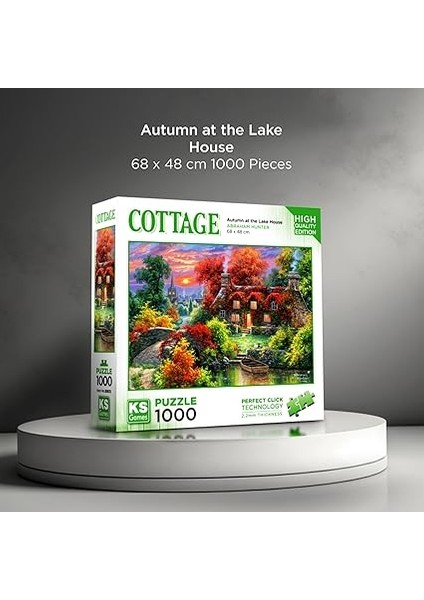 Games 1000 Parça Göl Evinde Sonbahar Puzzle indirimleri