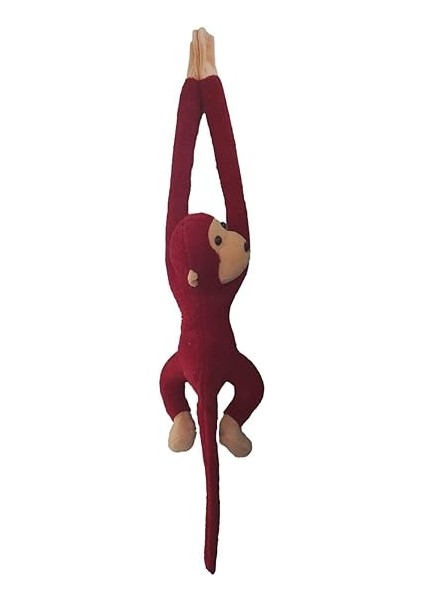 Peluş Maymun Oyuncak, Elleri Yapışabilen 70 cm Kırmızı fiyatları