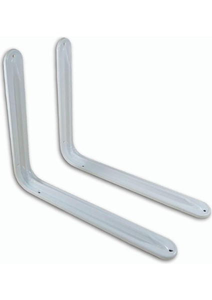 Raf Altı L Ayak Beyaz L Raf Ayağı 2 Adet Birden 23X29 CM-4752808