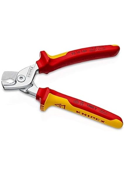 Stepcut Kablo Makası, Krom Kaplama, Çok Bileşenli Manşonlarla Izole Edilmiş, Vde Onaylı 160 mm 95 16 160 fiyatları