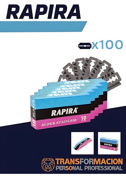 Rapira 100 Adet Yaprak Tıraş Jileti 722224