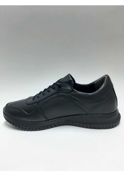 Hakiki Deri Bağcıksız Rahat Siyah Renk Kauçuk Taban Esnek Kışlık Erkek Ayakkabı C-41251565HSA modelleri