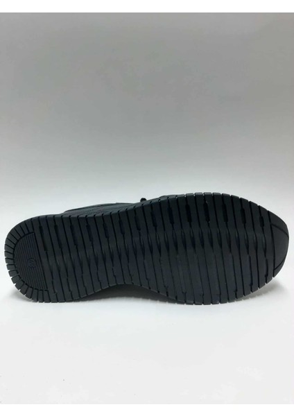 Hakiki Deri Bağcıksız Rahat Siyah Renk Kauçuk Taban Esnek Kışlık Erkek Ayakkabı C-41251565HSA fırsatları