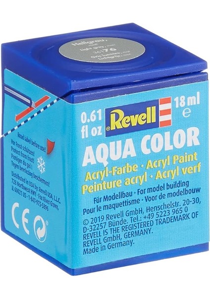 - Su Bazlı Maket Boyası Açık Gri Mat 18 ml (36176)