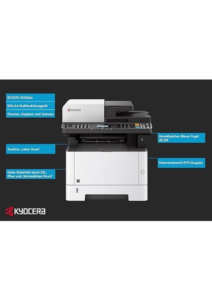Ecosys M2135DN Çok Fonksiyonlu Siyah &amp; Beyaz Lazer Yazıcı modelleri