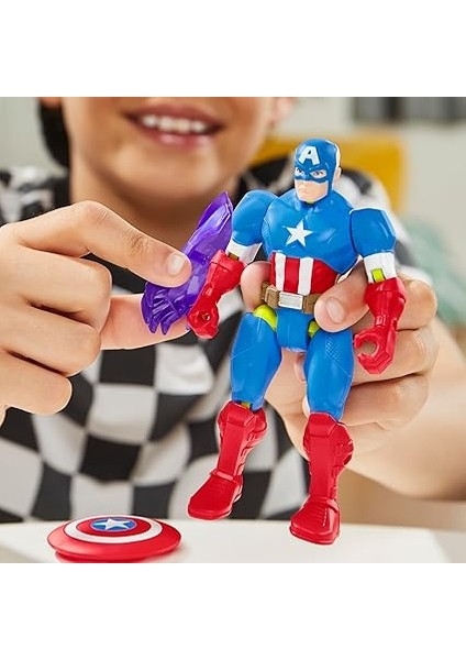 Marvel Captain America Avengers Karıştır ve Eşleştir Aksiyon Figürü ve Aksesuarları indirimleri
