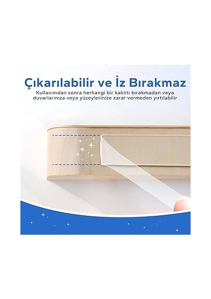 Çift Taraflı Bant Ağır Hizmet Tipi, Su Geçirmez Akrilik Çift Taraflı Yapışkan Şeffaf Bant, Duvarlar/halı/halılar Için Çıkarılabilir Yapışkan Bant(3m x 2cm x 1mm) indirimleri