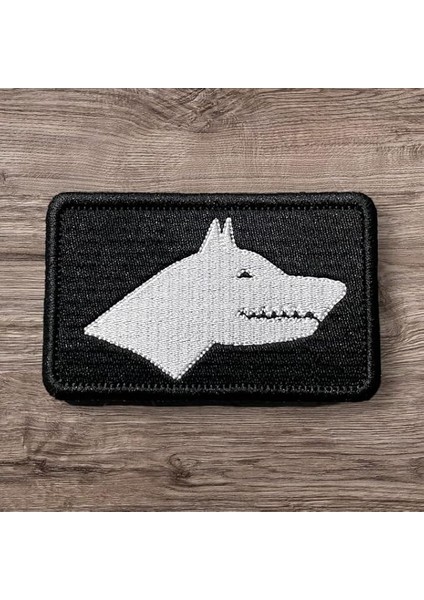 Zemin Göktürk Bayrağı Patch Arma - 8x5 cm