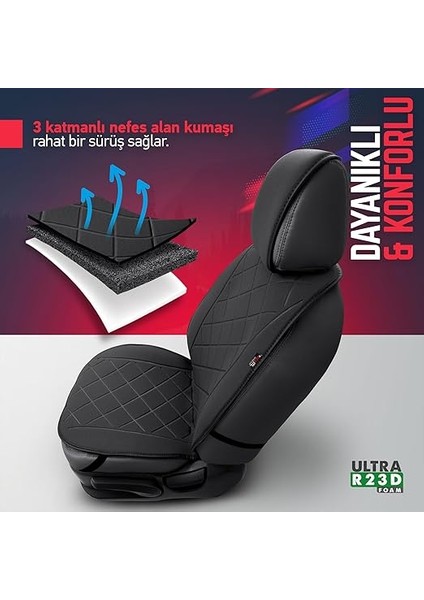 Active Pro Series Koruyucu Oto Koltuk Minderi (Siyah) indirimleri