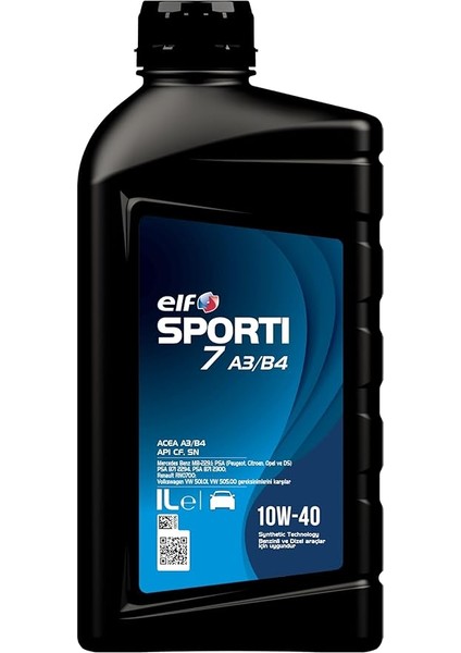 Sporti 7 A3/b4 10W40 Motor Yağı 1 Litre