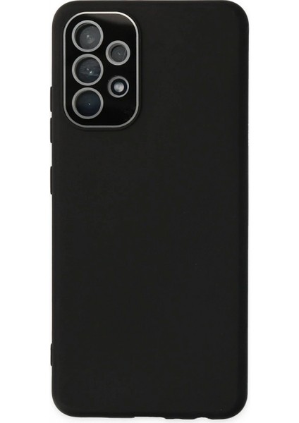 Samsung Galaxy A33 5g Kılıf Lansman Glass Kapak - Siyah