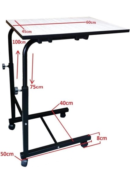 Yatak Çekyat Çalışma Yemek Masası Boy Eğim Ayarlanabilir Sehpa Tekerlekli Çalışma Masası fiyatları