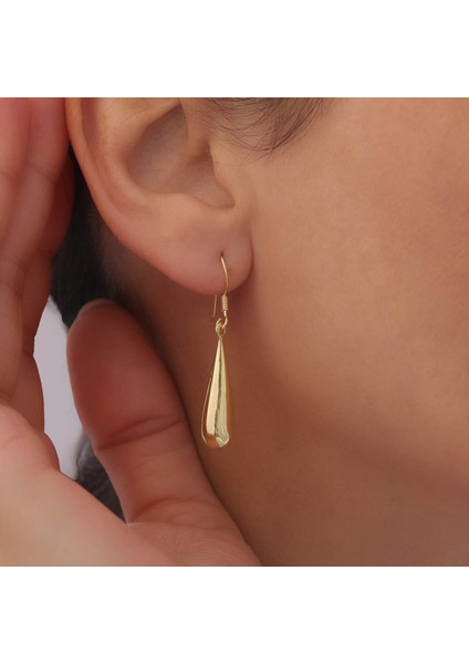 925 Ayar Gümüş Sallantılı Damla Küpe fiyatları