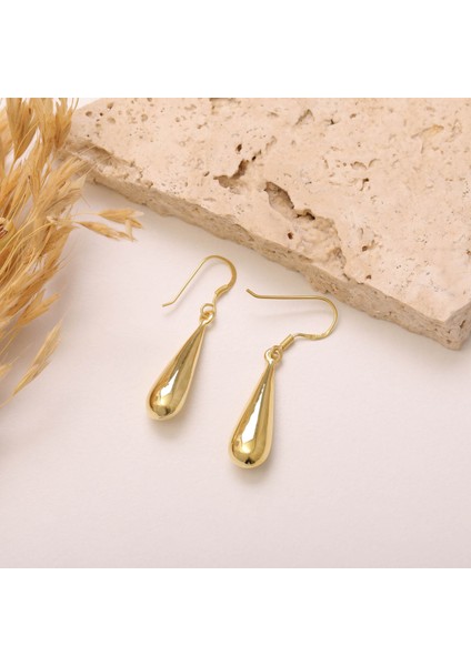 925 Ayar Gümüş Sallantılı Damla Küpe modelleri