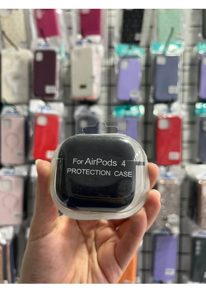 Airpods 4 Siyah Kılıf