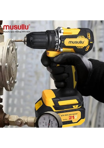 Şarjlı Matkap Akülü Vidalama MTK-1024 modelleri