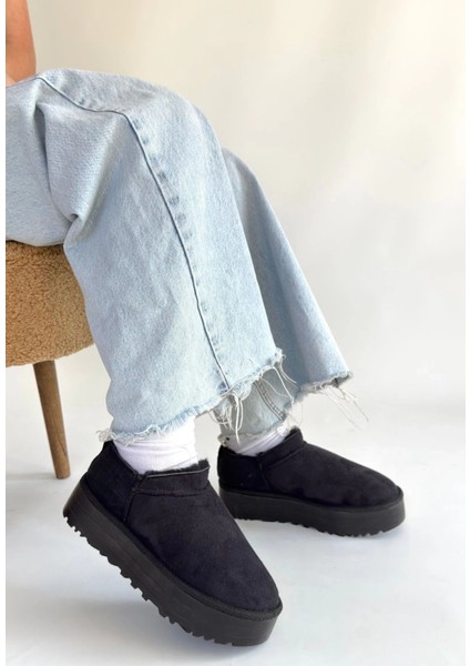 Mitay Siyah Süet Bot modelleri