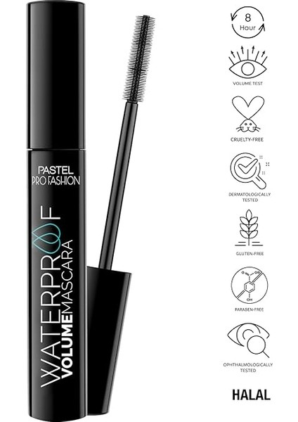 Profashion Waterproof Volume Mascara Suya Dayanıklı Siyah Maskara (12 Ml) fırsatları