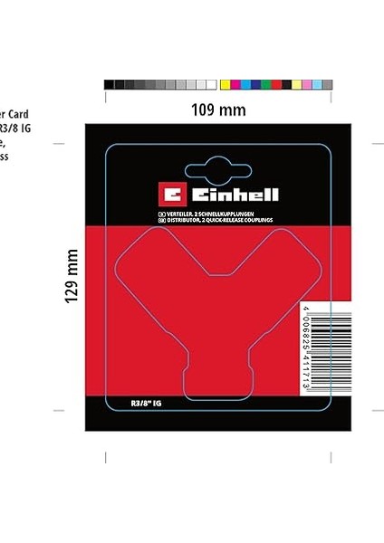 Einhell Çift Girişli Basınçlı Hava Çıkış Borusu C. R3/8" (Kompresör Aksesuarı, 2'li Hava Dağıtıcı, 2x Hızlı Bağlantı, Pirinçten) - 4139680 modelleri