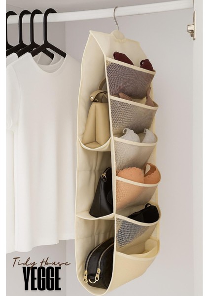 Askılı Çamaşır Çorap Çanta ve Sütyen Düzenleyici Dolap Içi Düzenleyici Gardırop Organizer