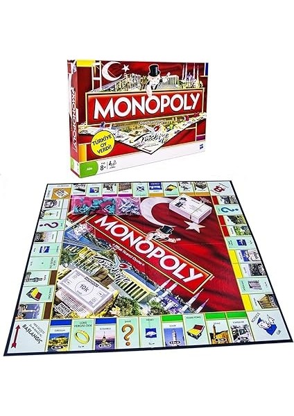 Gaming Monopoly Türkiye Kutu Oyunu, 8 Yaş ve Üstü modelleri