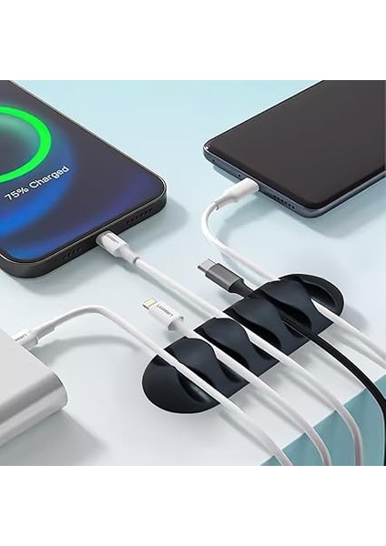 16 Adet Kordon Tutucu Siyah Kendinden Yapışkanlı Kordon Klipleri Masa Kablo Yönetimi Ev Veya Ofis Için modelleri