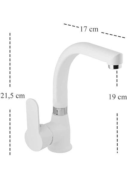 Beyaz Aura Lavabo Batarya modelleri