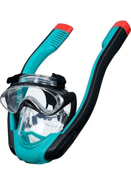 Flowtech Tam Yüz Şnorkel Maskesi S/m