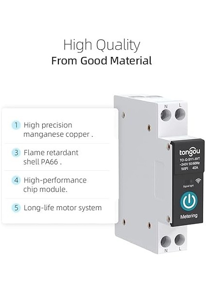 Wifi Akıllı Devre Kesici Kablosuz Uzaktan Kumandalar Kontrol Anahtarı Cep Telefonu App Uzaktan Kumandaları Akıllı Ev Devre Kesicisini Görüntüleme Zamanlama Geri Sayım Döngü Zamanlama Modları indirimleri