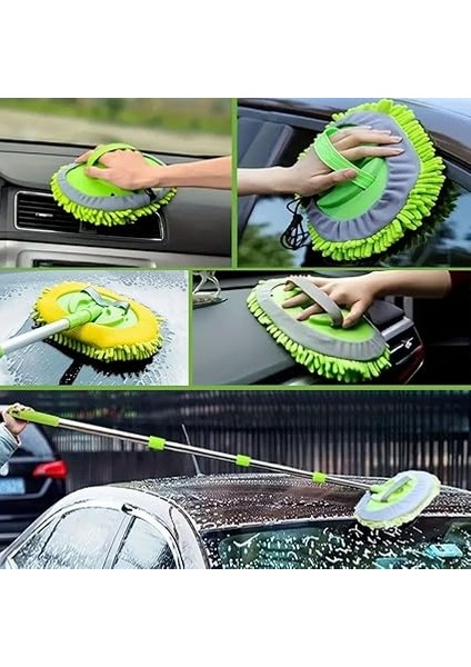 Yedek Mikrofiber Bezli Oto Yıkama Mop Seti fiyatları