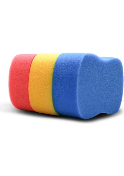 Secret Oto Yıkama Süngeri - 3'lü Set - Sarı-Pembe-Mavi Büyük Çok Amaçlı Temizlik Süngerleri, 2.4 Inç Kalın Sünger Scrubber Kit, Bulaşık Süngerleri, Fayans, Bisiklet, Tekne, Mutfak, Banyo, Ev Temizliği Için Kolay Tutma Süngeri,yıkama Süngeri Araba Araç Yıkama Süngeri Bebek Yıkama Süngeri Oto Yıkama Süngeri Yüz Yıkama Süngeri Araba Yıkama Süngeri Saplı Hasta Yıkama Süngeri