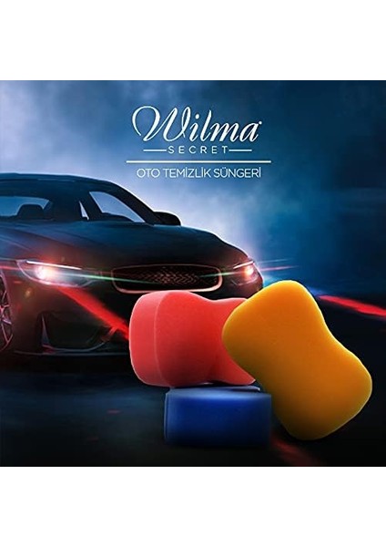 Secret Oto Yıkama Süngeri - 3'lü Set - Sarı-Pembe-Mavi Büyük Çok Amaçlı Temizlik Süngerleri, 2.4 Inç Kalın Sünger Scrubber Kit, Bulaşık Süngerleri, Fayans, Bisiklet, Tekne, Mutfak, Banyo, Ev Temizliği Için Kolay Tutma Süngeri,yıkama Süngeri Araba Araç Yıkama Süngeri Bebek Yıkama Süngeri Oto Yıkama Süngeri Yüz Yıkama Süngeri Araba Yıkama Süngeri Saplı Hasta Yıkama Süngeri modelleri